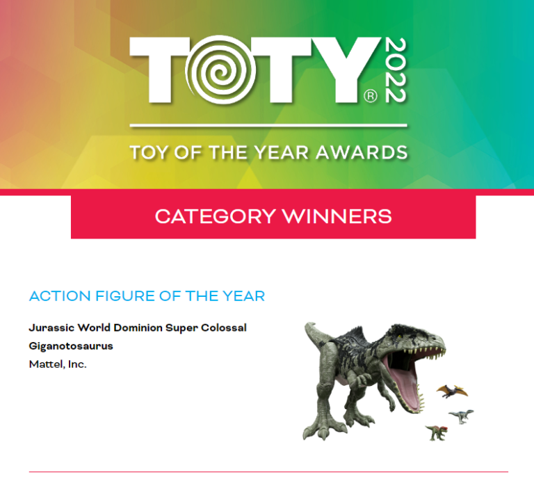 Toy of the Year (TOTY) 2022 Award Winners and Still a Chance to Vote